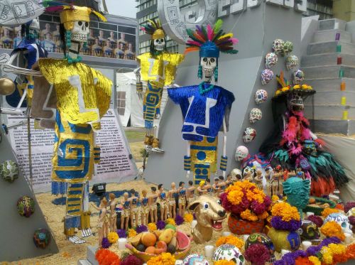 day of the dead offering mexico