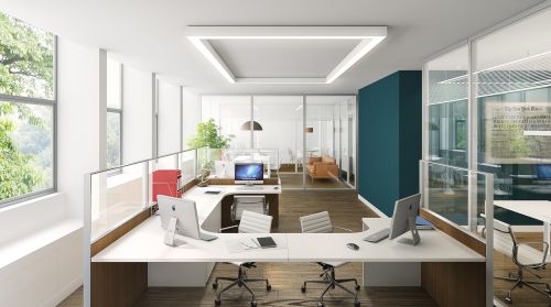 office minimal render