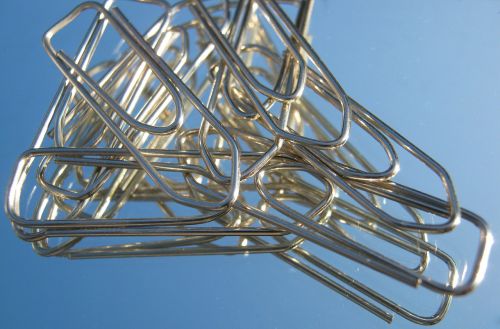 office paper clips several