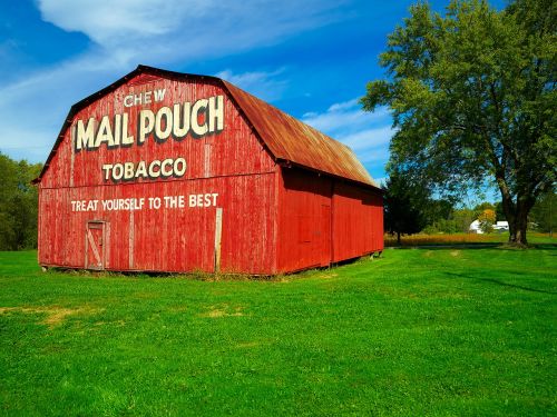 ohio mail pouch tobacco red