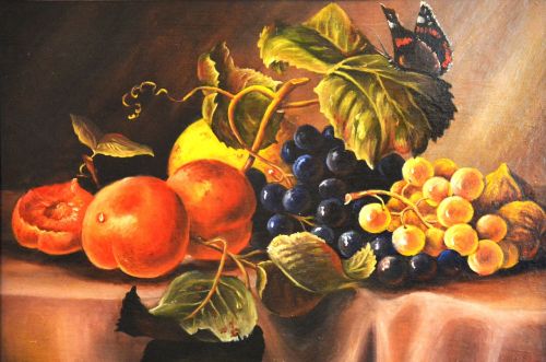 oil still life picture