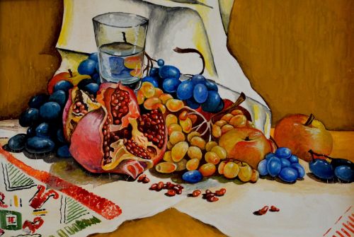 oil still life picture