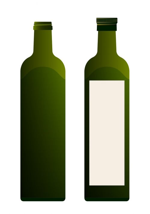 oil bottle green