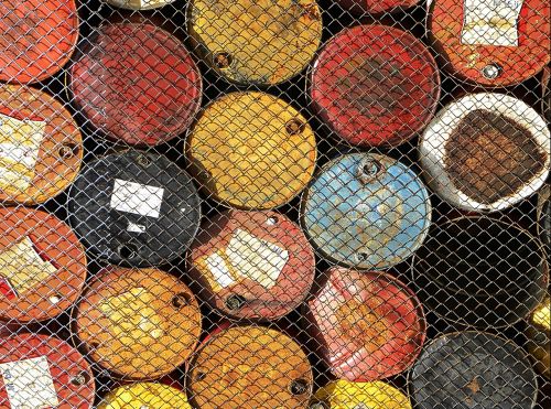 oil petrol barrels