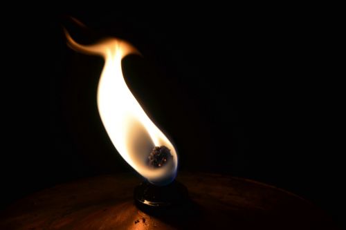 oil lamp flame lamp