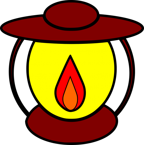oil lamp burn flame
