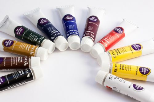 oil paints color soluble in water