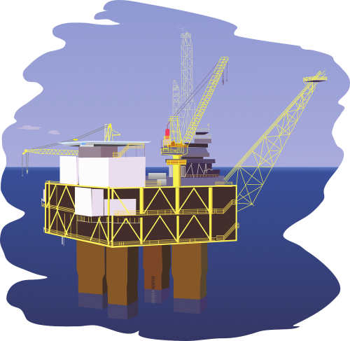 oil platform oil rig ocean