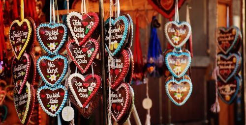 oktoberfest gingerbread heart