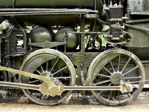 old steam engine part