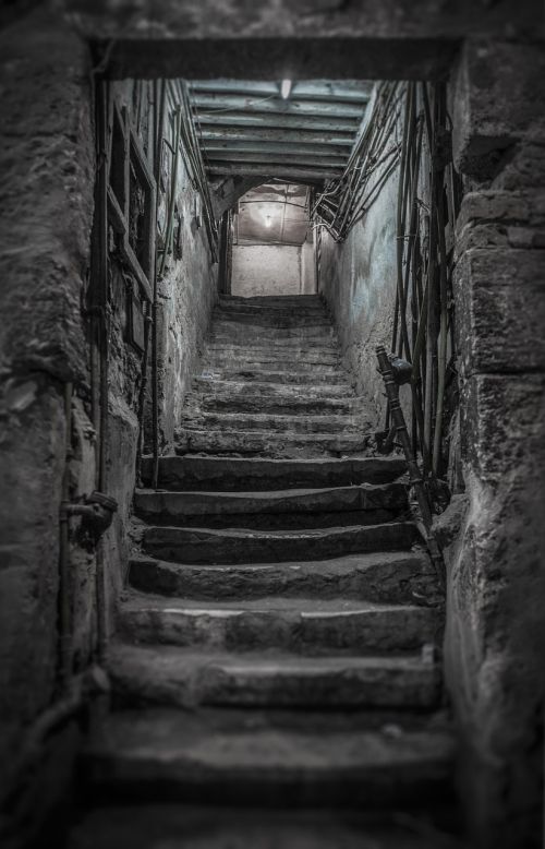 old house stairs