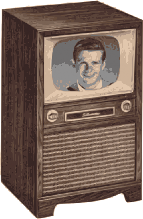 old retro television