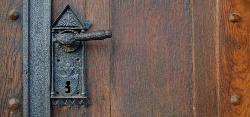 old church door