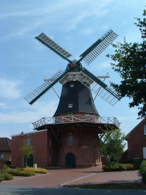 old windmill wind