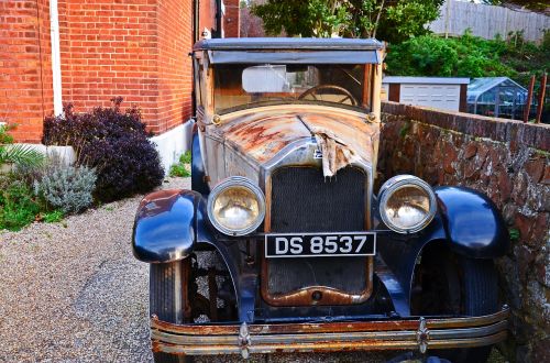 old fashioned car