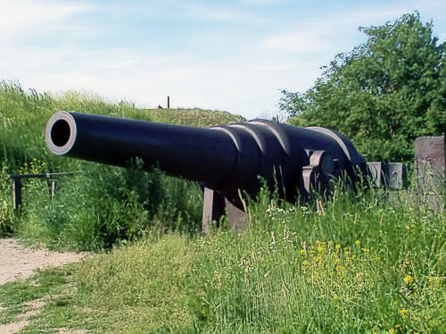 old coastal cannon cannon