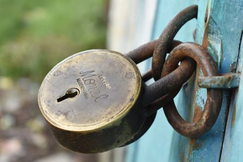 old antique lock