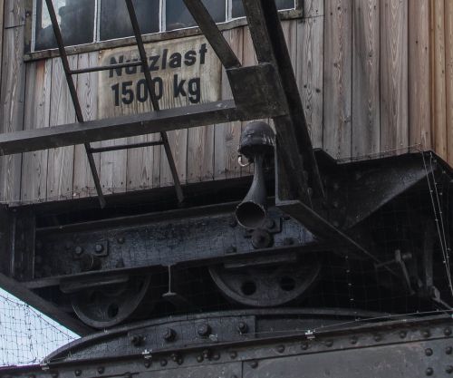 old steel transport system