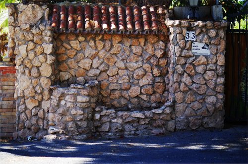 old  architecture  wall