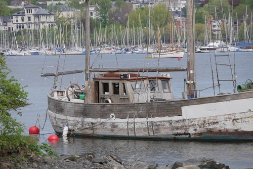 old  boat  summer