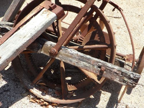old wheel part