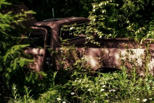 old truck rusty