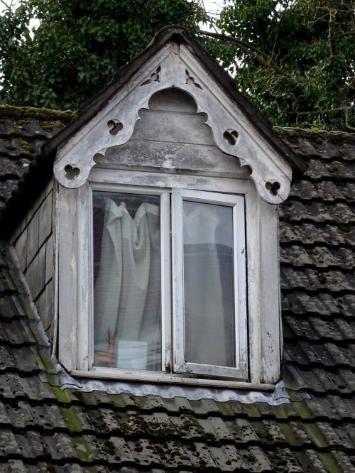 Old Attic Room Windows