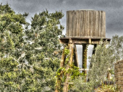 Old Bamboo Water Tower