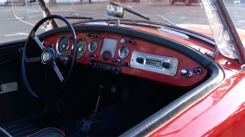 old car dashboard triumph