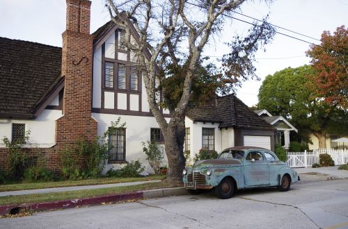 old cars california house
