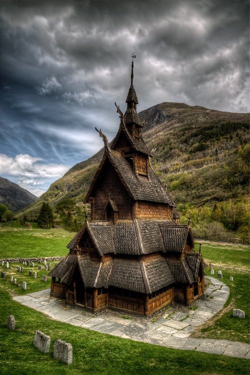 old church  stave church  religion