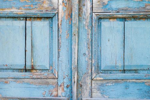 old door tree wooden background