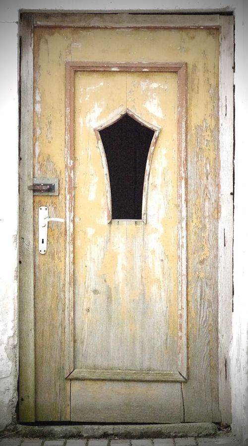 old door wooden door door