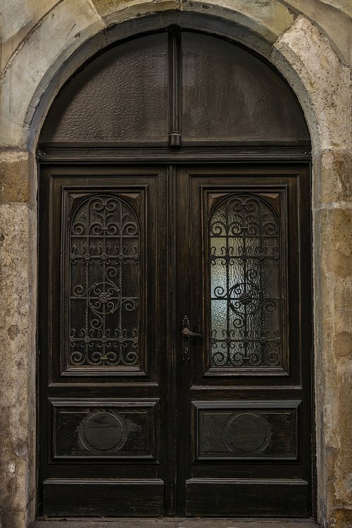 old door  architecture  the door