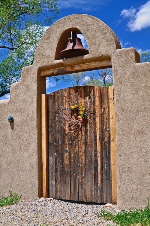 old door wooden door old