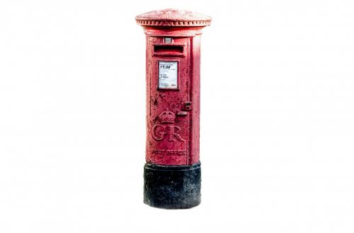 Old English Red Post Box