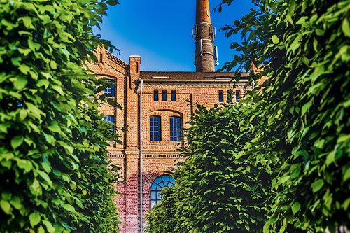 old factory  brick  architecture