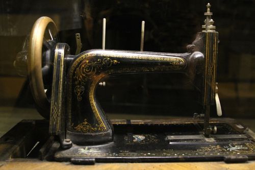 old-fashioned sewing antique