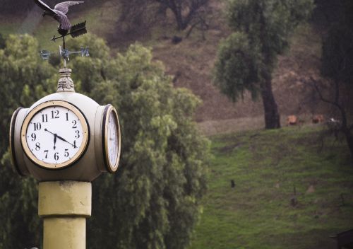 Old Fashioned Outdoor Clock