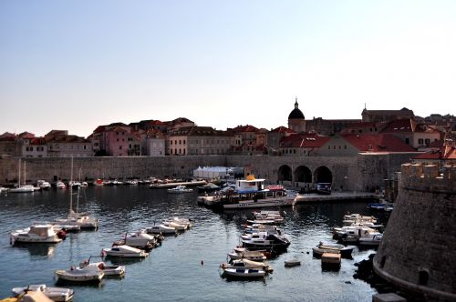 old harbour dubrovnik croatia