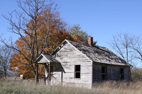 old house  fall  rustic