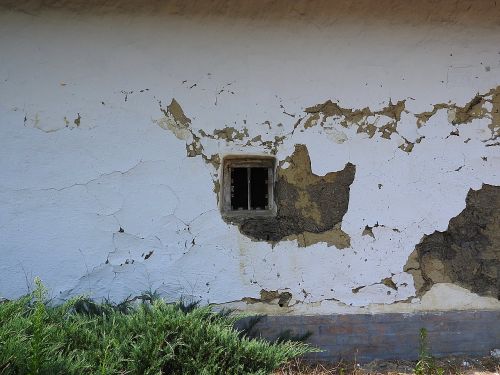 old house window old building