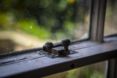 Old Lock On The Window