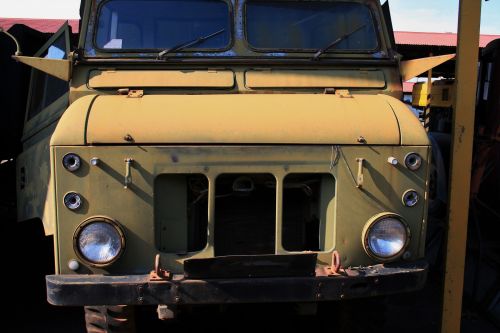 Old Military Landrover