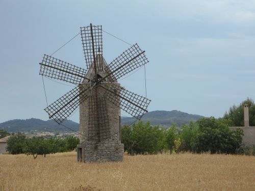 old mill windmill landmark