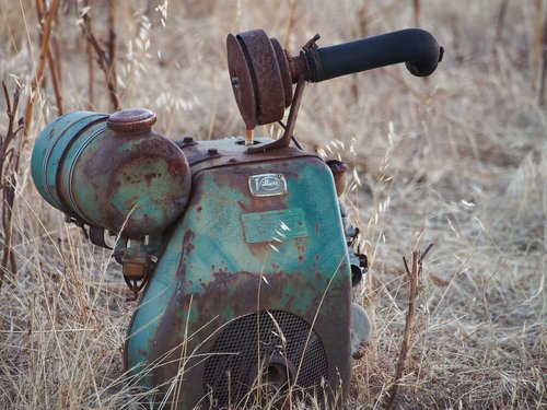 old motor  vintage  aged