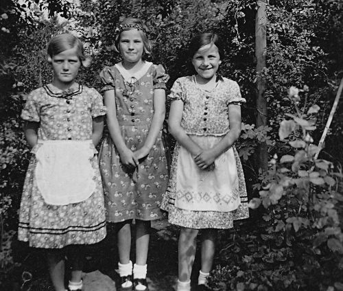 old picture girl children