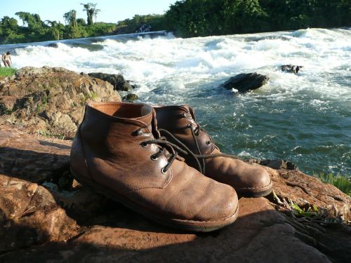 old shoes hiking make a pilgrimage