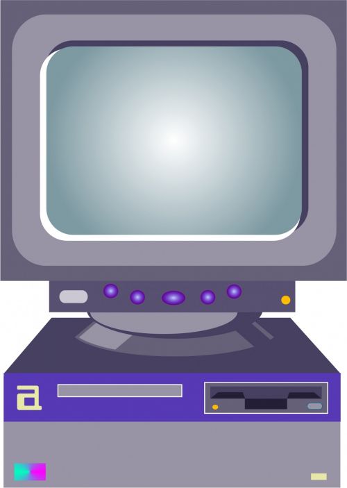 Old Style Desktop Computer