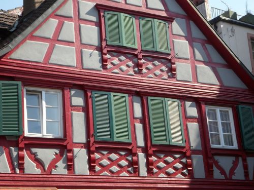 old town fachwerkhaus facade